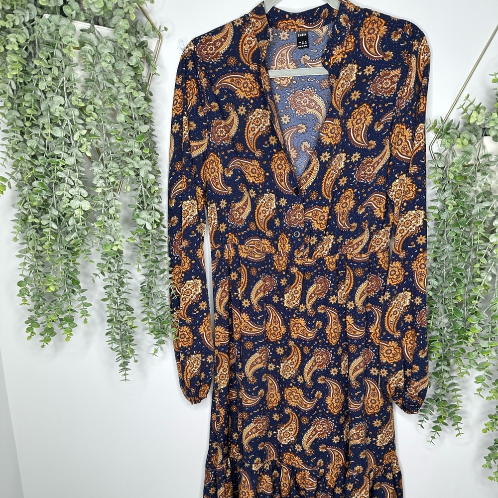 Shein Printed dress Size L